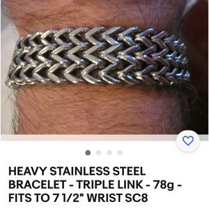 Men’s vintage ss bracelet